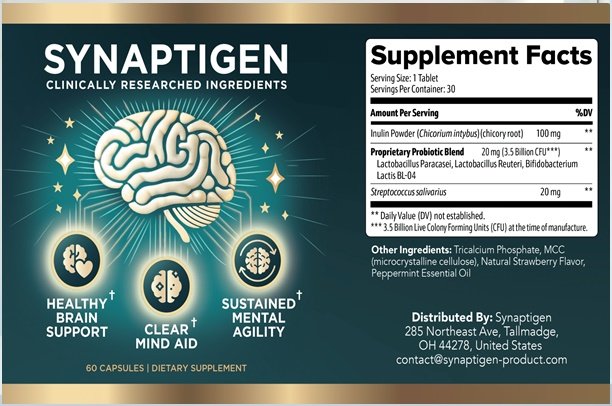 Synaptigen Ingredients