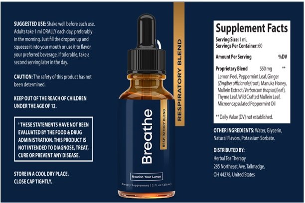 Breathe Drops Ingredients